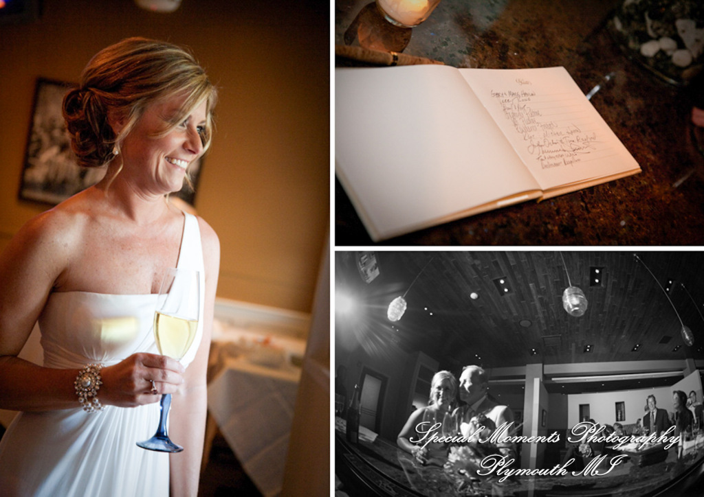 Paula & Peter at Fiamma Grill Plymouth MI wedding photograph