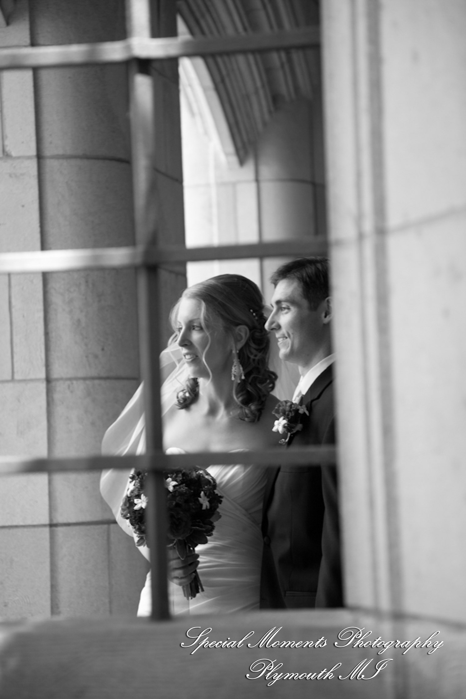 Sara & Rob at Michigan League Ann Arbor MI wedding photography