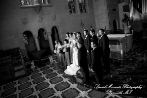 Melissa & Mike at Ss. Mary & Joseph Chapel Plymouth MI wedding photograph