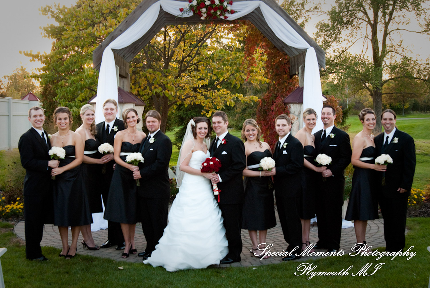 Jennifer & Ian at Glen Oaks Golf Course wedding photography