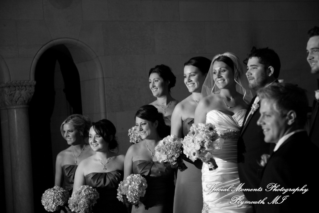 Melissa & Mike at Ss. Mary & Joseph Chapel Plymouth MI wedding photograph