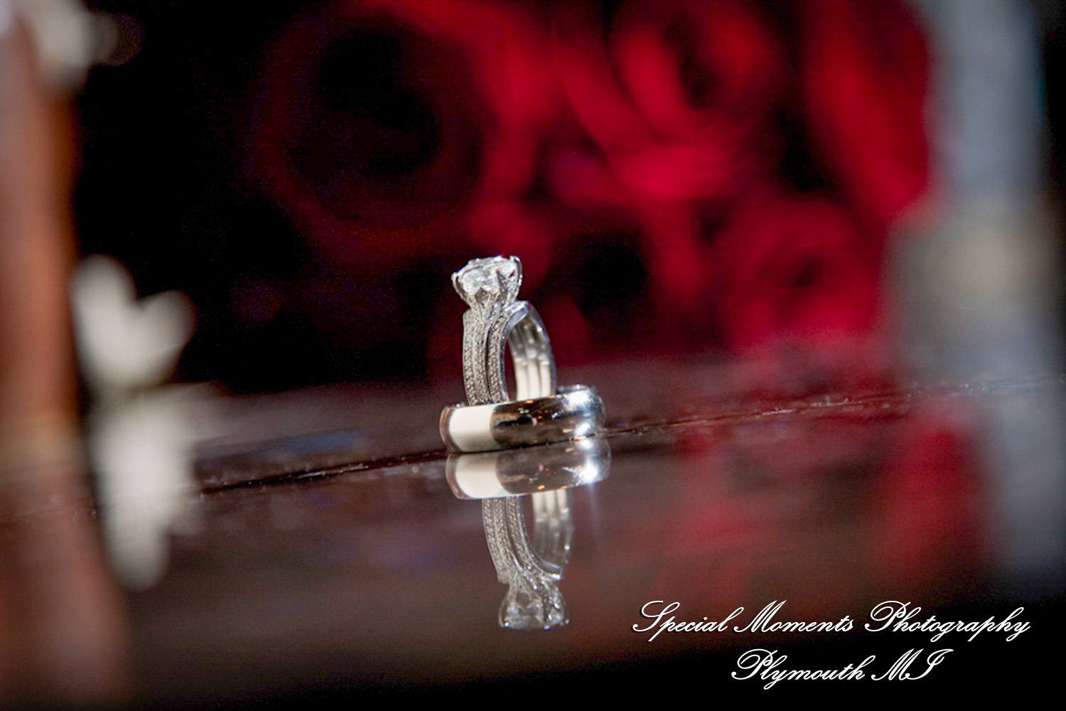 Paula & Peter at Fiamma Grill Plymouth MI wedding photograph