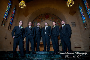 Melissa & Mike at Ss. Mary & Joseph Chapel Plymouth MI wedding photograph