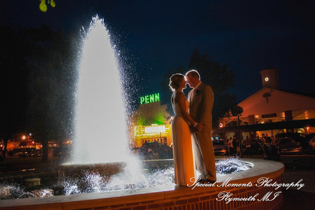 Paula & Peter at Fiamma Grill Plymouth MI wedding photograph