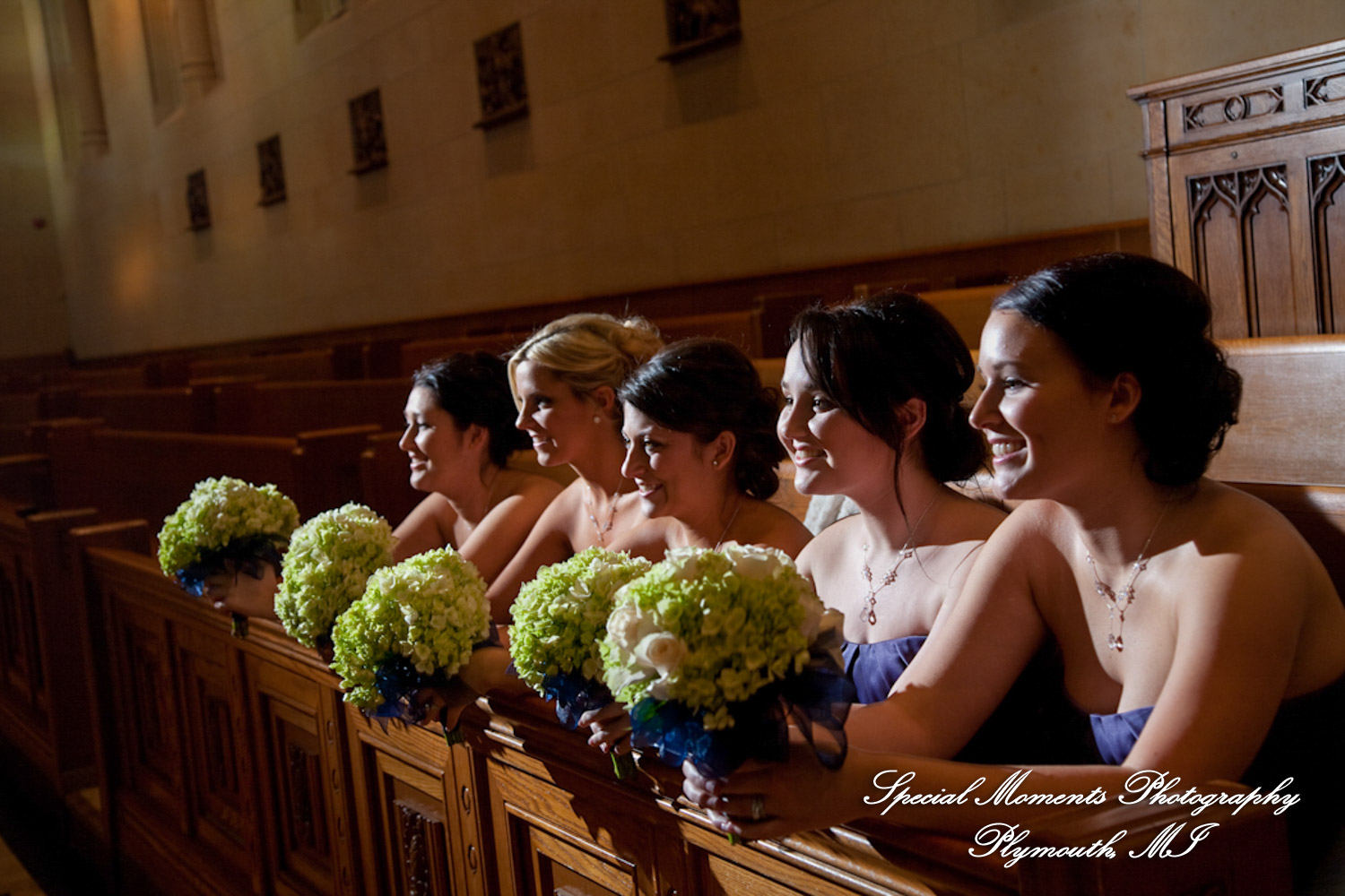 Melissa & Mike at Ss. Mary & Joseph Chapel Plymouth MI wedding photograph