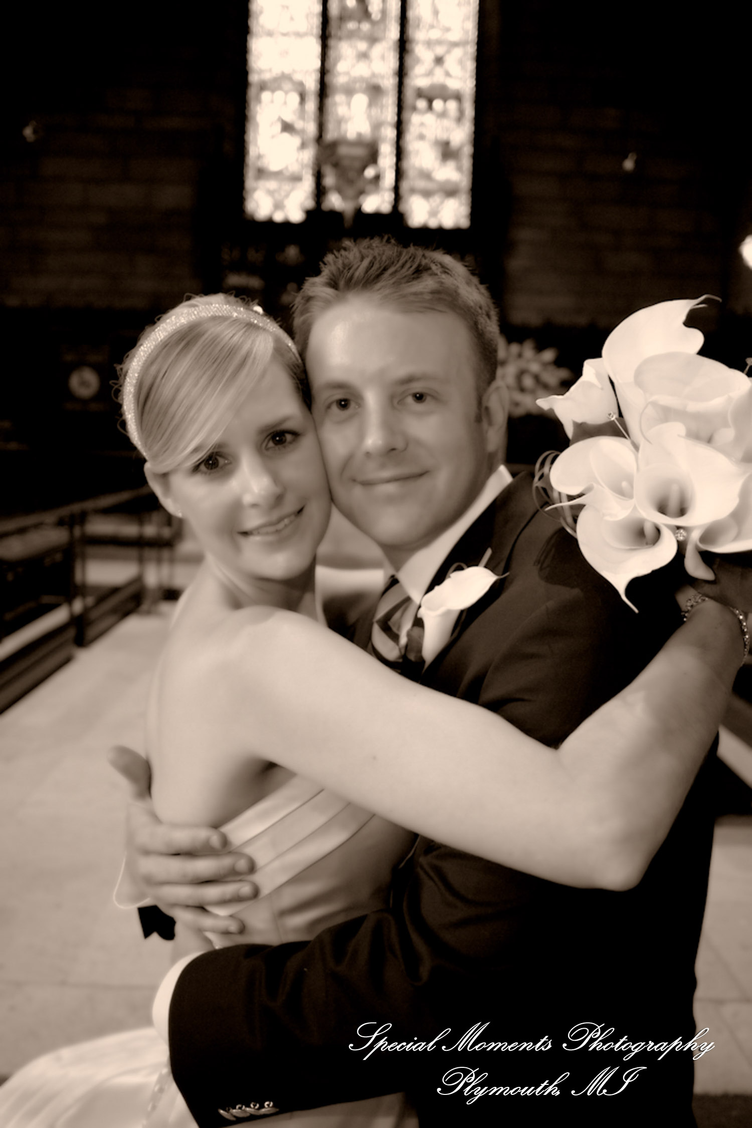 Erin & Patrick at Christ Church Grosse Pointe Grosse Pointe Farms MI wedding photograph