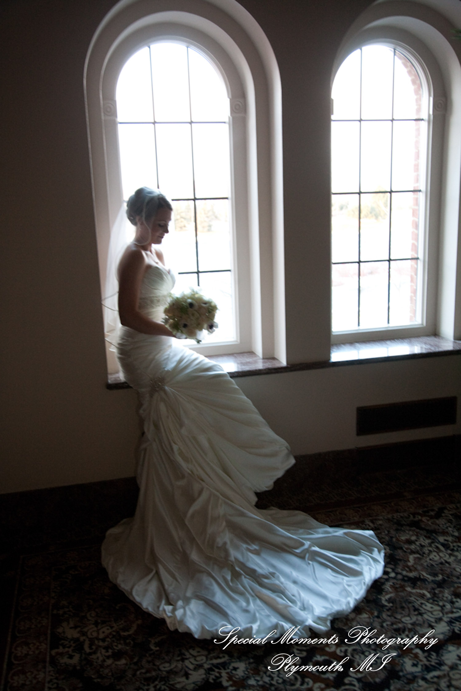 Melissa & Mike at Ss. Mary & Joseph Chapel Plymouth MI wedding photograph