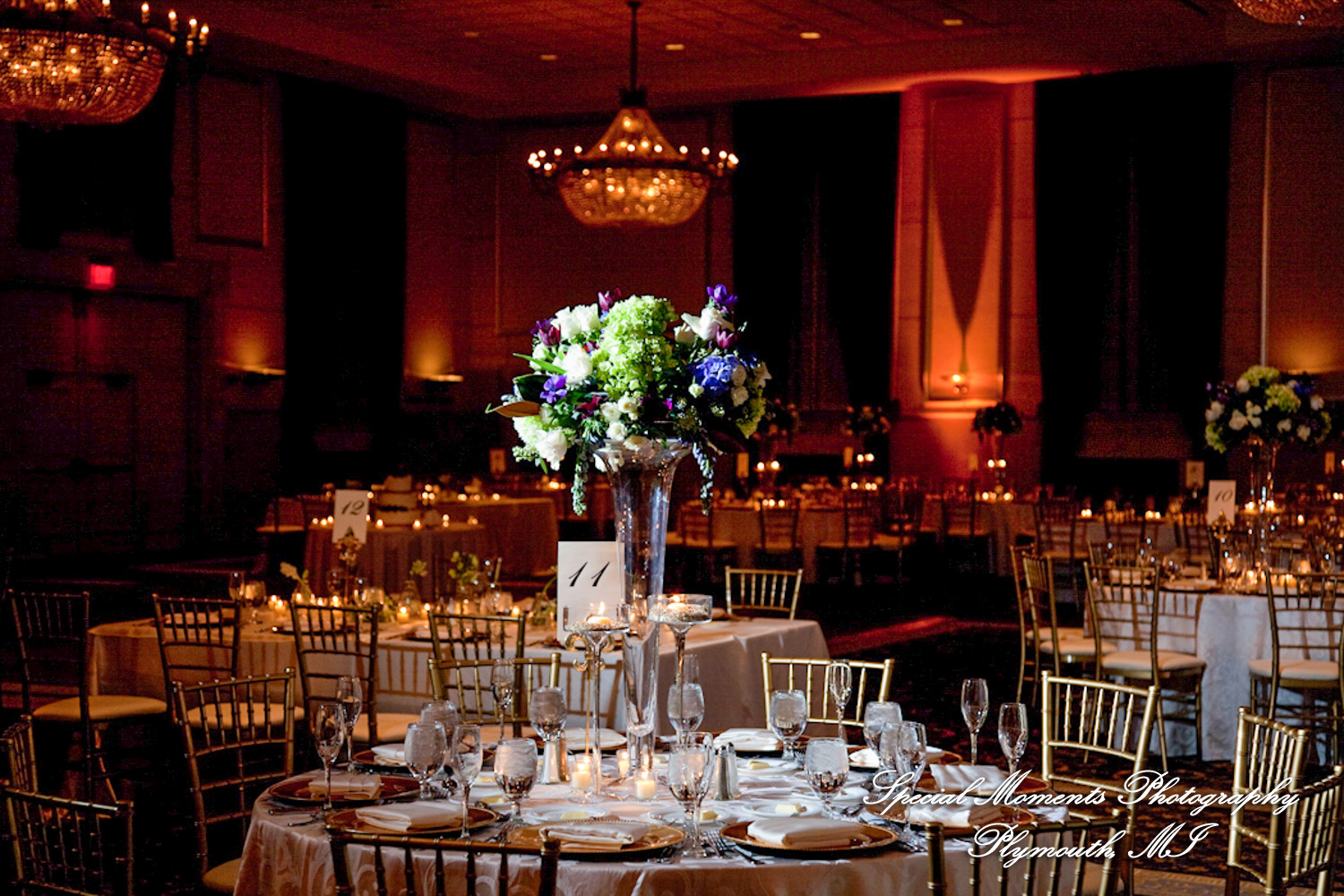 Melissa & Mike at St. John's Resort Grande Ballroom Plymouth MI wedding photograph