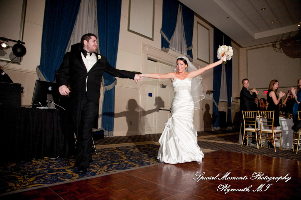 Melissa & Mike at St. John's Resort Grande Ballroom Plymouth MI wedding photograph