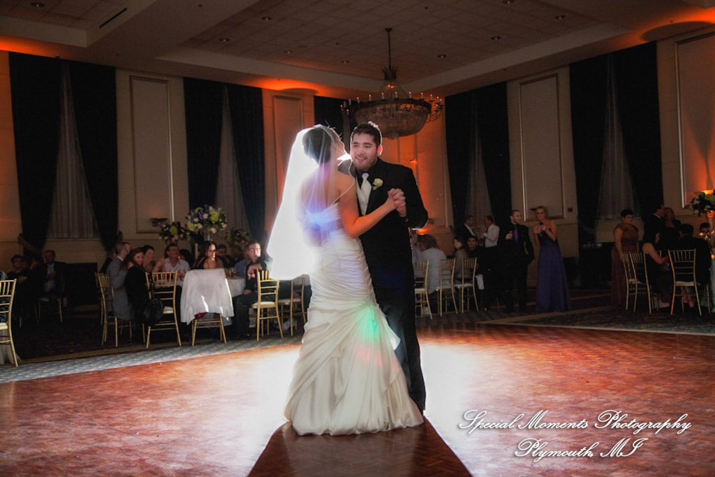 Melissa & Mike at St. John's Resort Grande Ballroom Plymouth MI wedding photograph