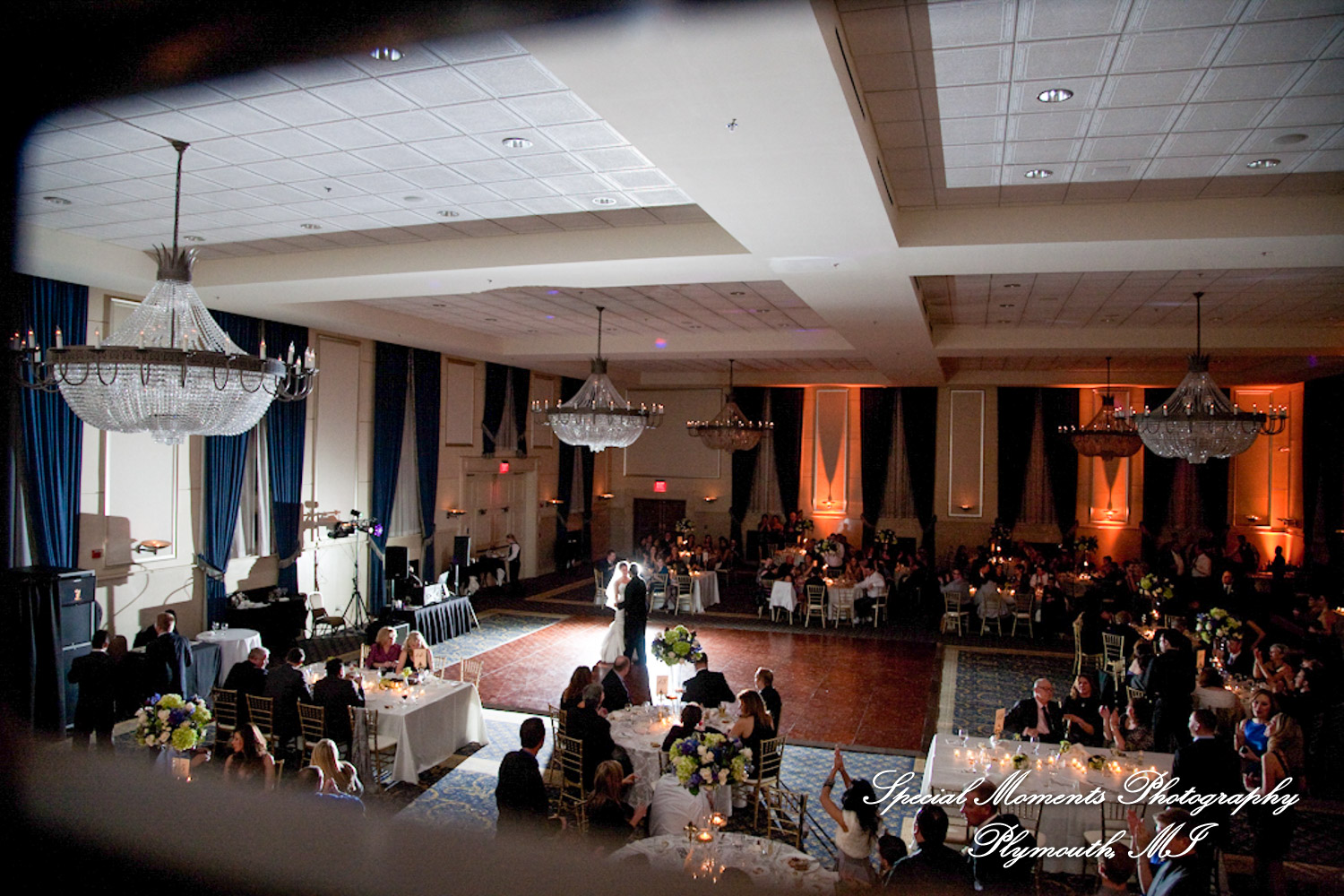 Melissa & Mike at St. John's Resort Grande Ballroom Plymouth MI wedding photograph