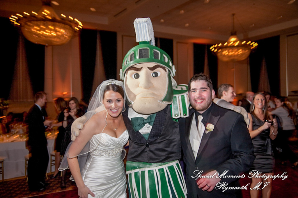 Melissa & Mike at St. John's Resort Grande Ballroom Plymouth MI wedding photograph
