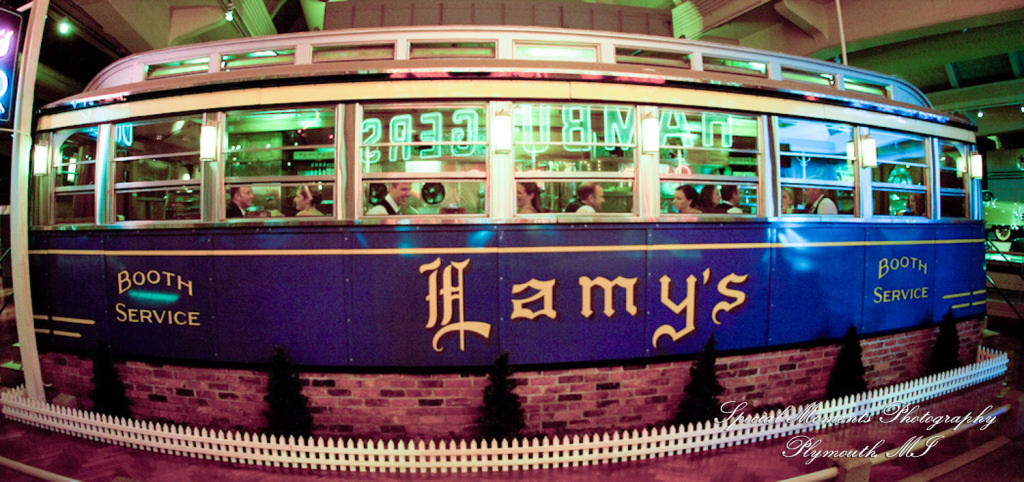 Erin & Patrick at Henry Ford Museum Dearborn MI wedding photograph