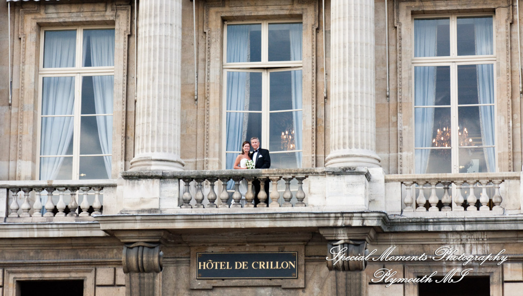 Mark & Colleen at Hotel de Crillon Rosewood Hotel Paris France wedding photograph