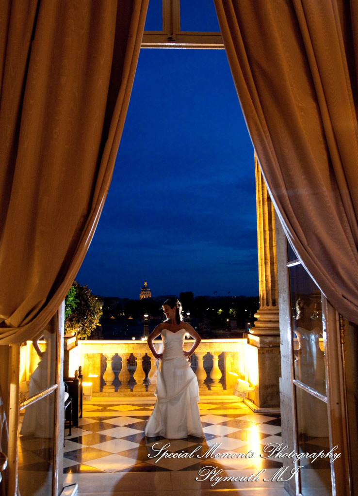 Mark & Colleen at Hotel de Crillon Rosewood Hotel Paris France wedding photograph