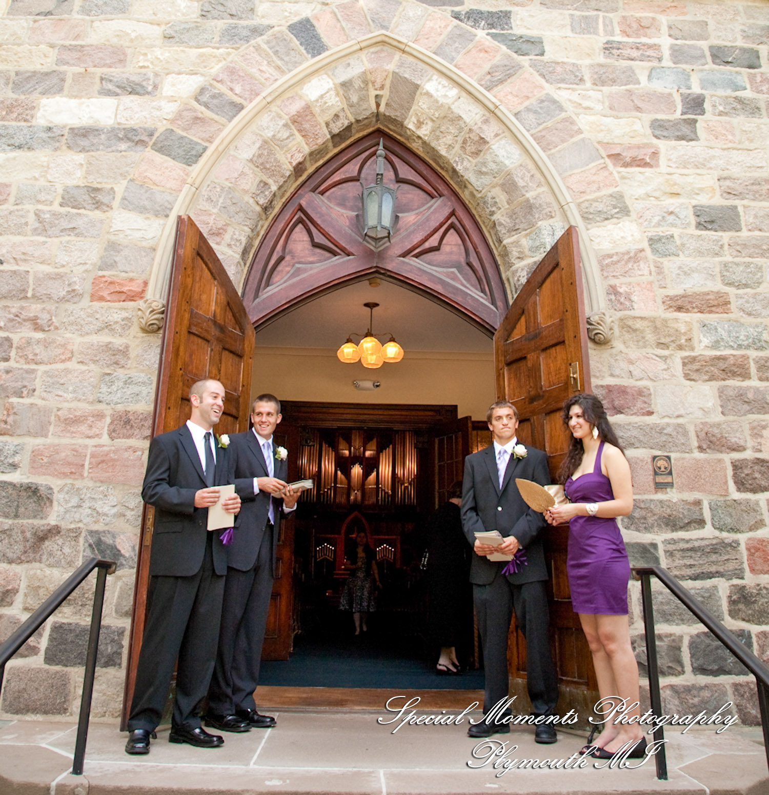 Sara & Rob at First Congregational Ann Arbor MI wedding photography