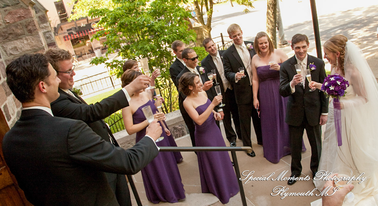 Sara & Rob at First Congregational Ann Arbor MI wedding photography