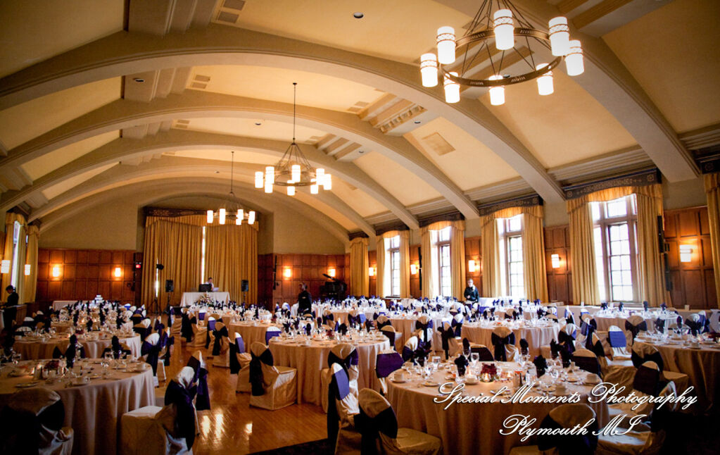 Sara & Rob at Michigan League Ann Arbor MI wedding photography