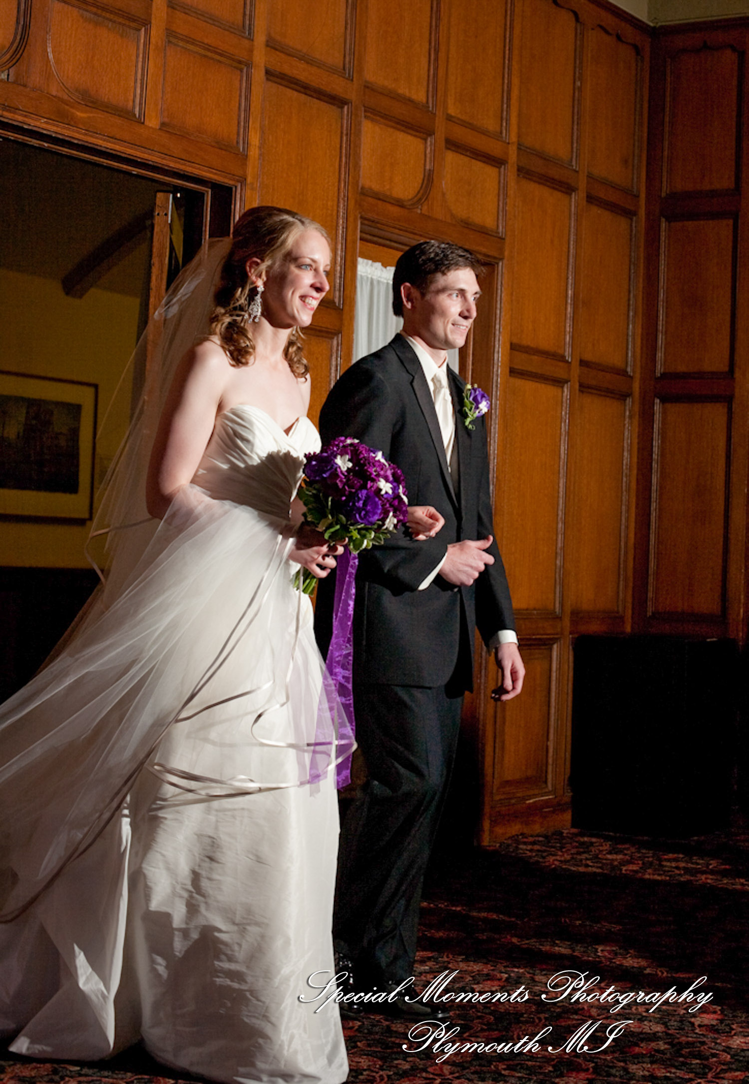 Sara & Rob at Michigan League Ann Arbor MI wedding photography