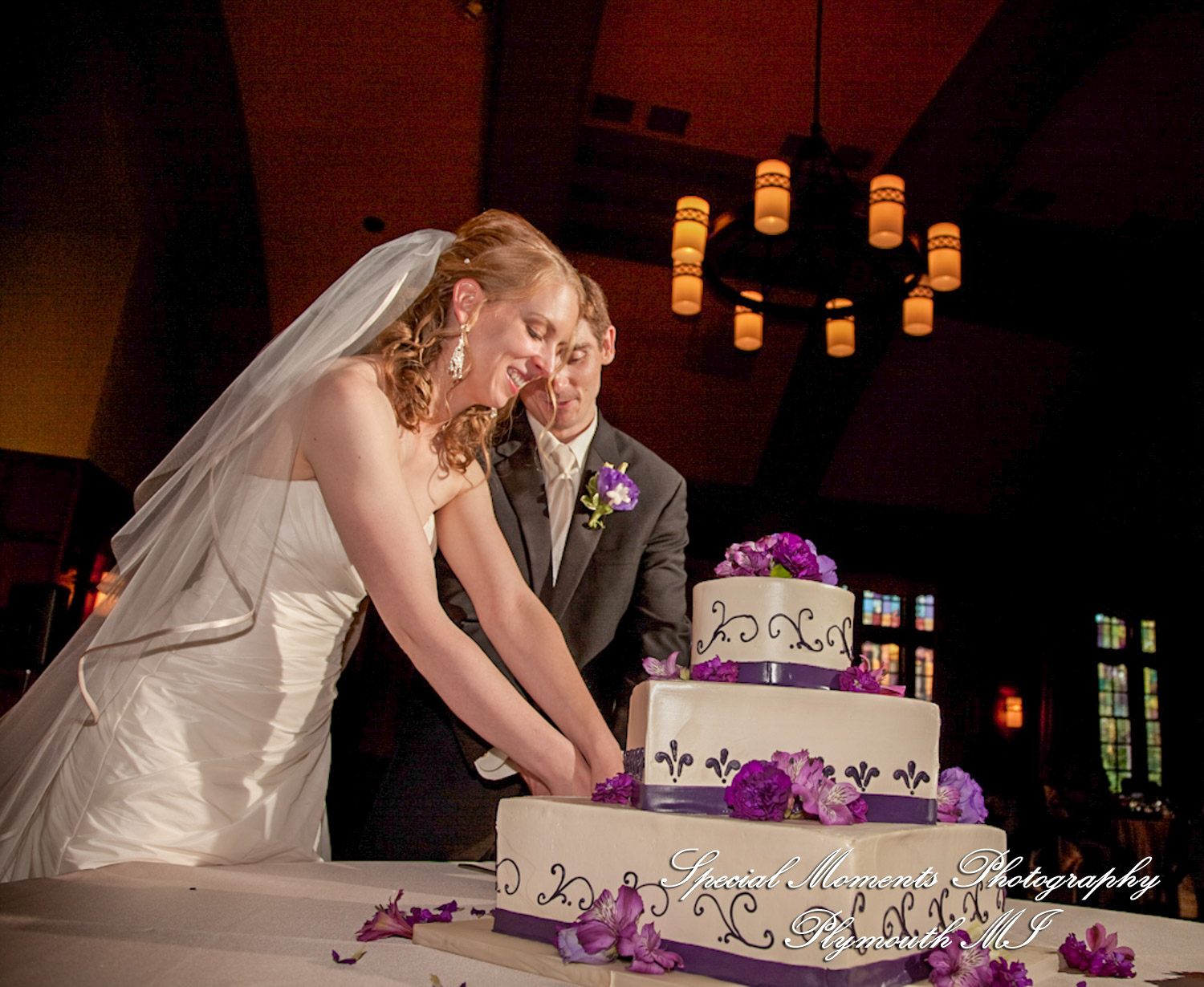 Sara & Rob at Michigan League Ann Arbor MI wedding photography