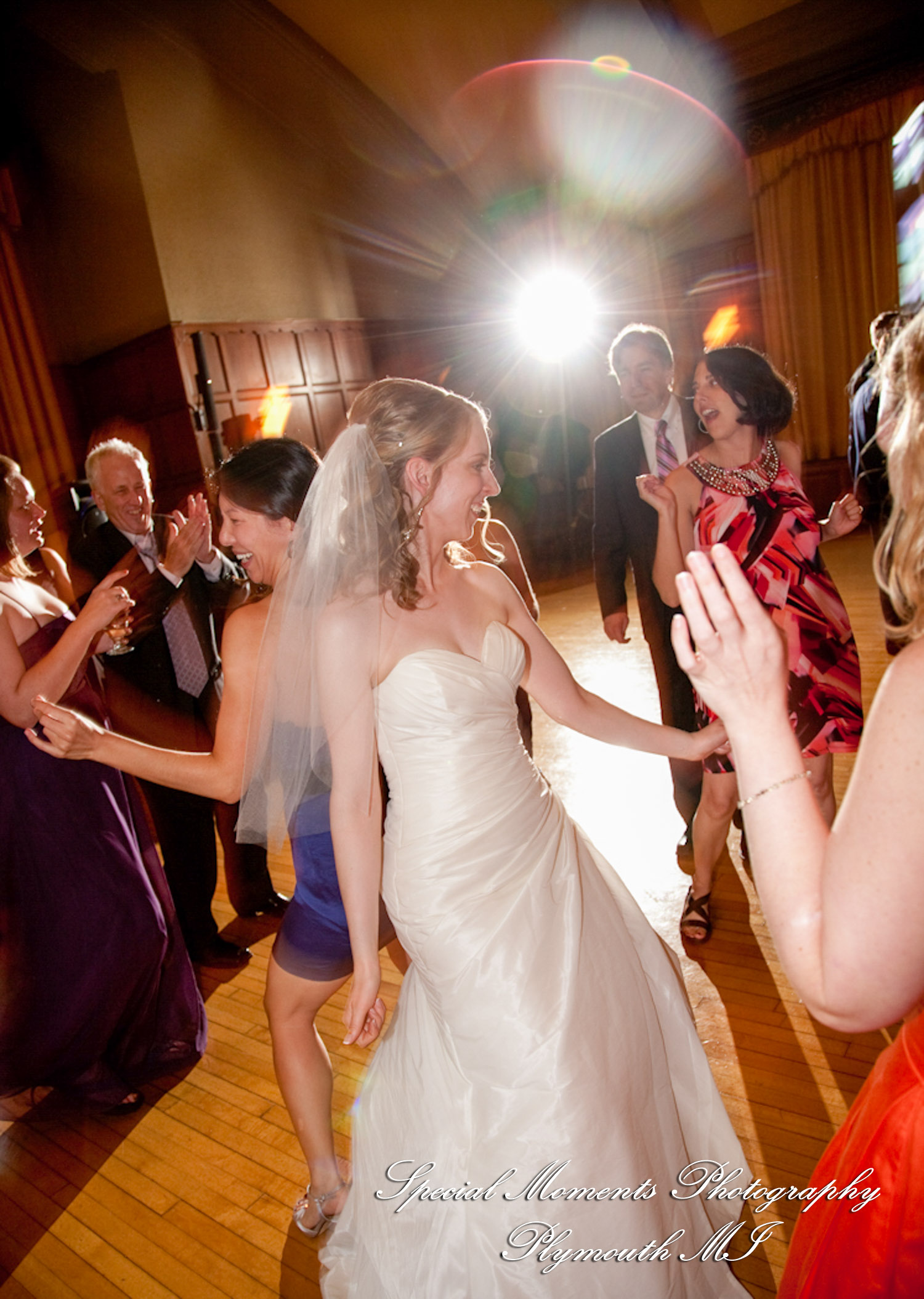Sara & Rob at Michigan League Ann Arbor MI wedding photography