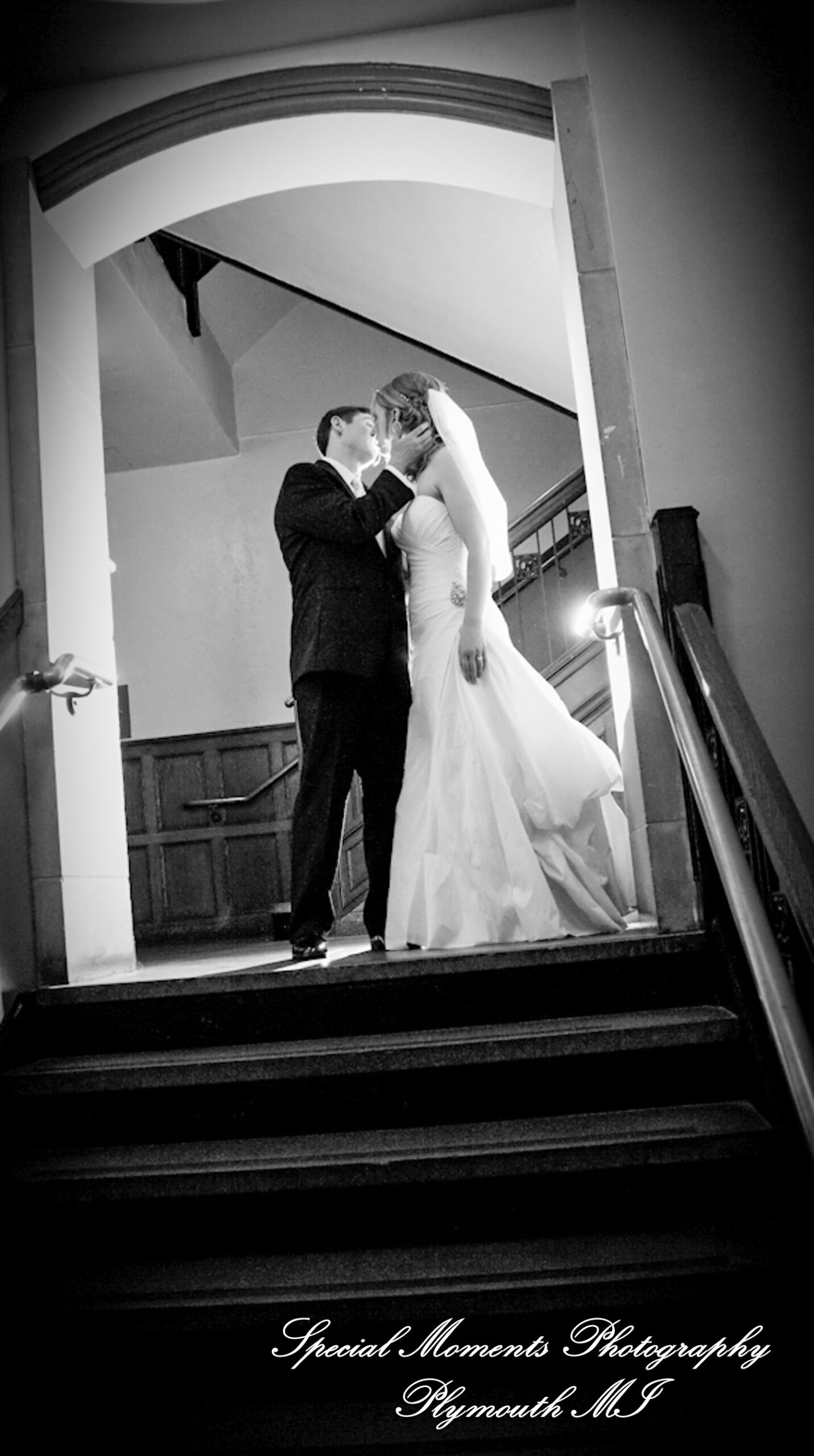 Sara & Rob at Michigan League Ann Arbor MI wedding photography