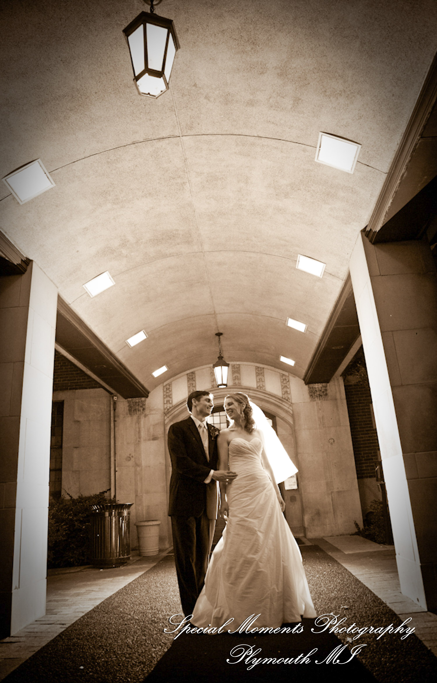 Sara & Rob at Michigan League Ann Arbor MI wedding photography