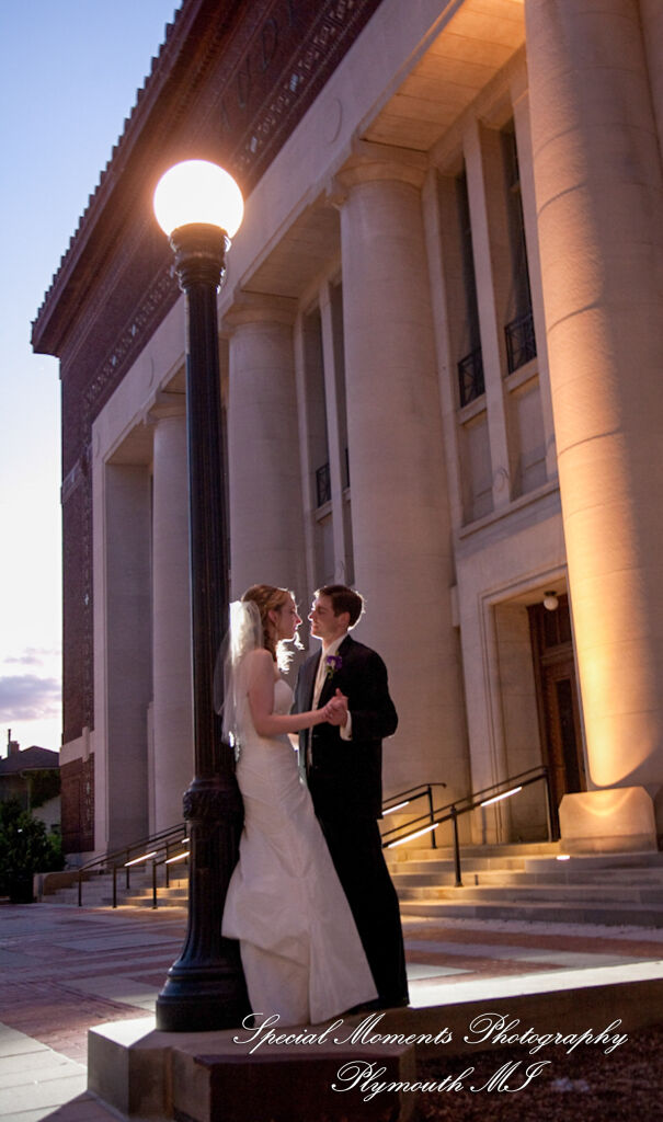 Sara & Rob at Michigan League Ann Arbor MI wedding photography