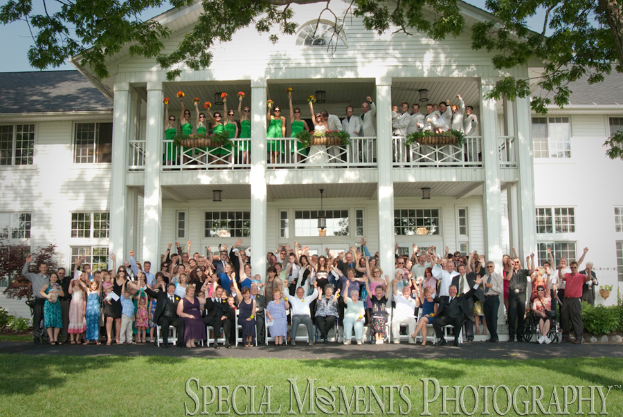 Waldenwoods Hartland MI wedding reception