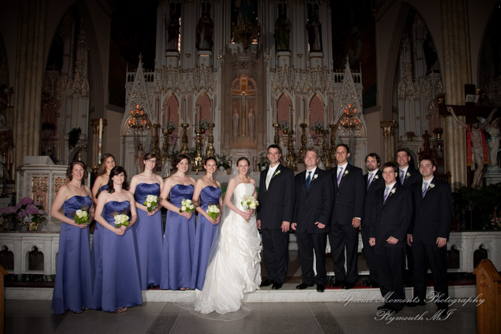 Sweetest Heart of Mary Detroit MI wedding photograph