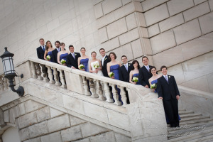 Downtown Detroit MI wedding photograph