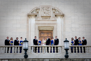 Downtown Detroit MI wedding photograph
