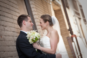 Downtown Detroit MI wedding photograph
