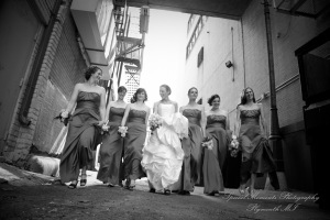 Downtown Detroit MI wedding photograph