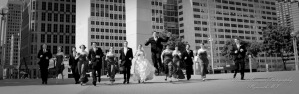 Downtown Detroit MI wedding photograph