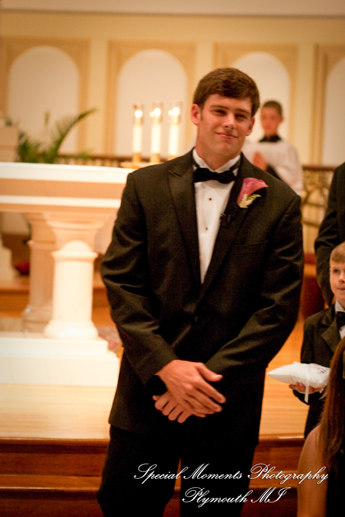 Amanda & Charlie at St. Thomas the Apostle Catholic Church Ann Arbor MI wedding photography