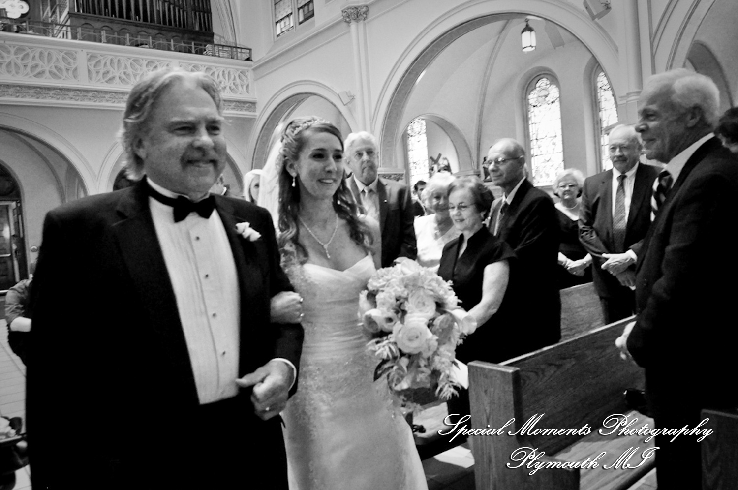 Amanda & Charlie at St. Thomas the Apostle Catholic Church Ann Arbor MI wedding photography
