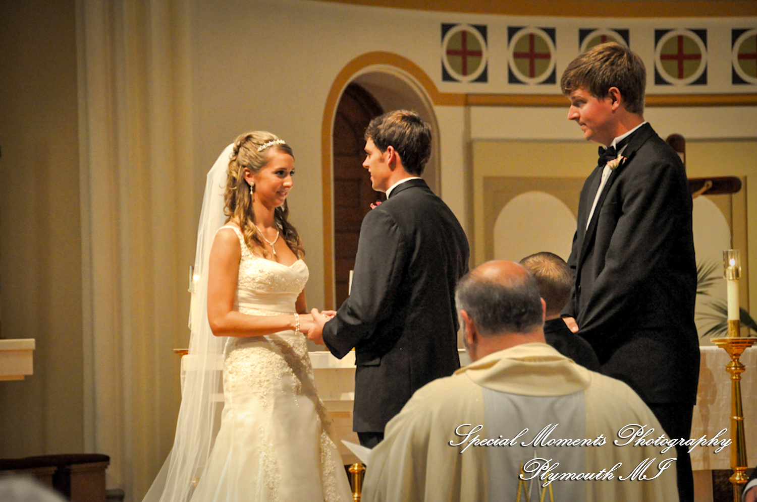 Amanda & Charlie at St. Thomas the Apostle Catholic Church Ann Arbor MI wedding photography