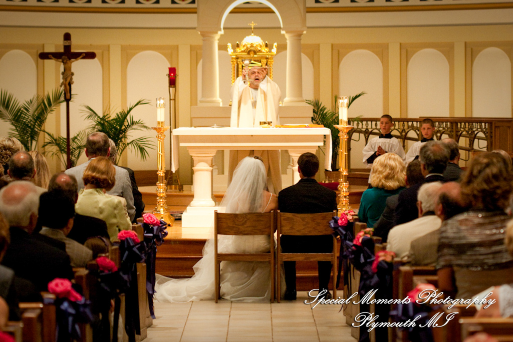Amanda & Charlie at St. Thomas the Apostle Catholic Church Ann Arbor MI wedding photography
