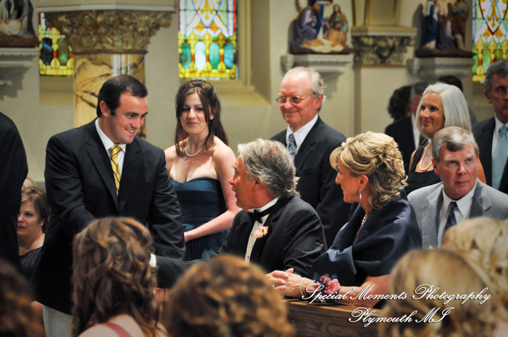 Amanda & Charlie at St. Thomas the Apostle Catholic Church Ann Arbor MI wedding photography