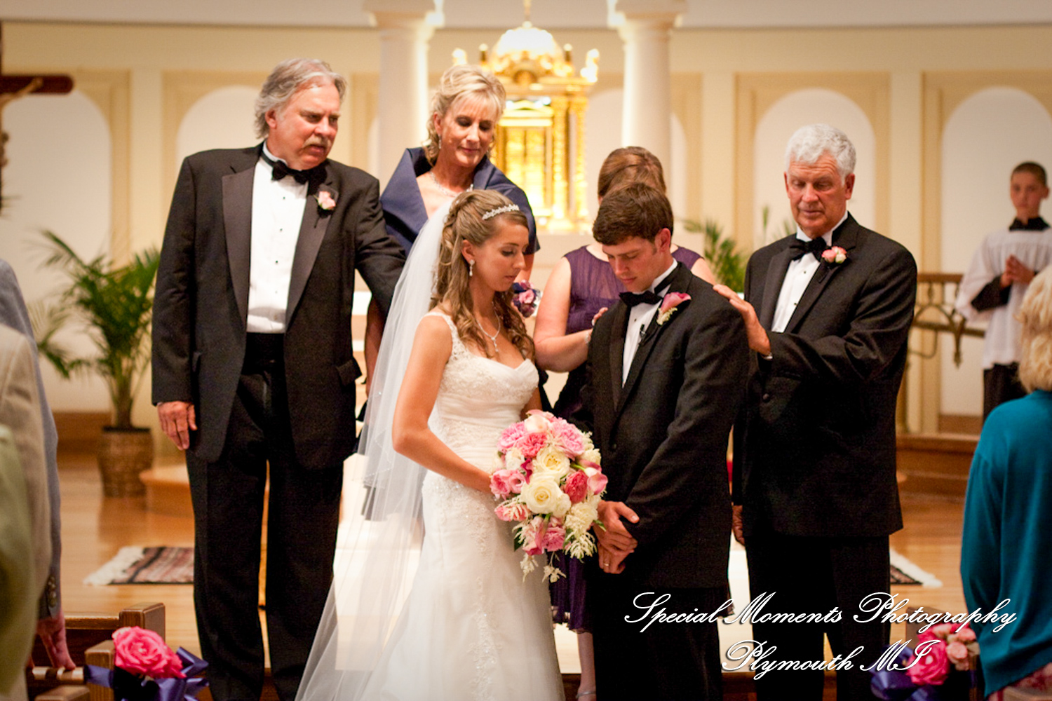 Amanda & Charlie at St. Thomas the Apostle Catholic Church Ann Arbor MI wedding photography