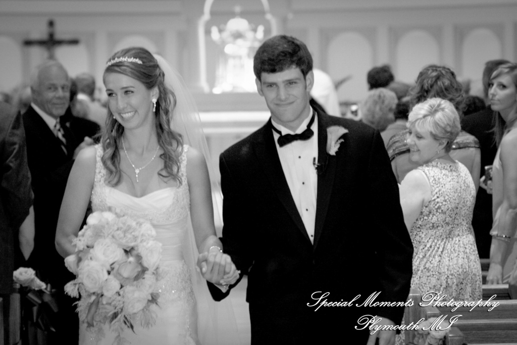 Amanda & Charlie at St. Thomas the Apostle Catholic Church Ann Arbor MI wedding photography