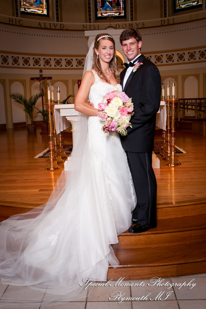 Amanda & Charlie at St. Thomas the Apostle Catholic Church Ann Arbor MI wedding photography
