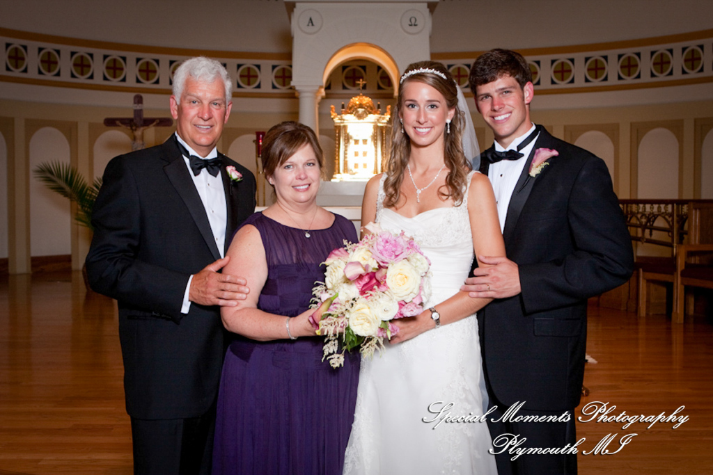 Amanda & Charlie at St. Thomas the Apostle Catholic Church Ann Arbor MI wedding photography