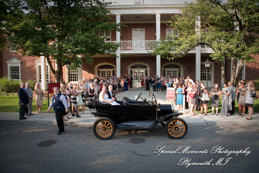 Nicole & Brian at Ginger Meyer Gardens Greenfield Village Dearborn MI wedding photography