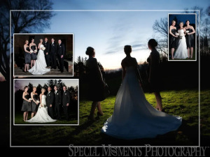 Coffee Table Design - Lou & Brian at Meadow Brook Hall Rochester MI wedding album photograph