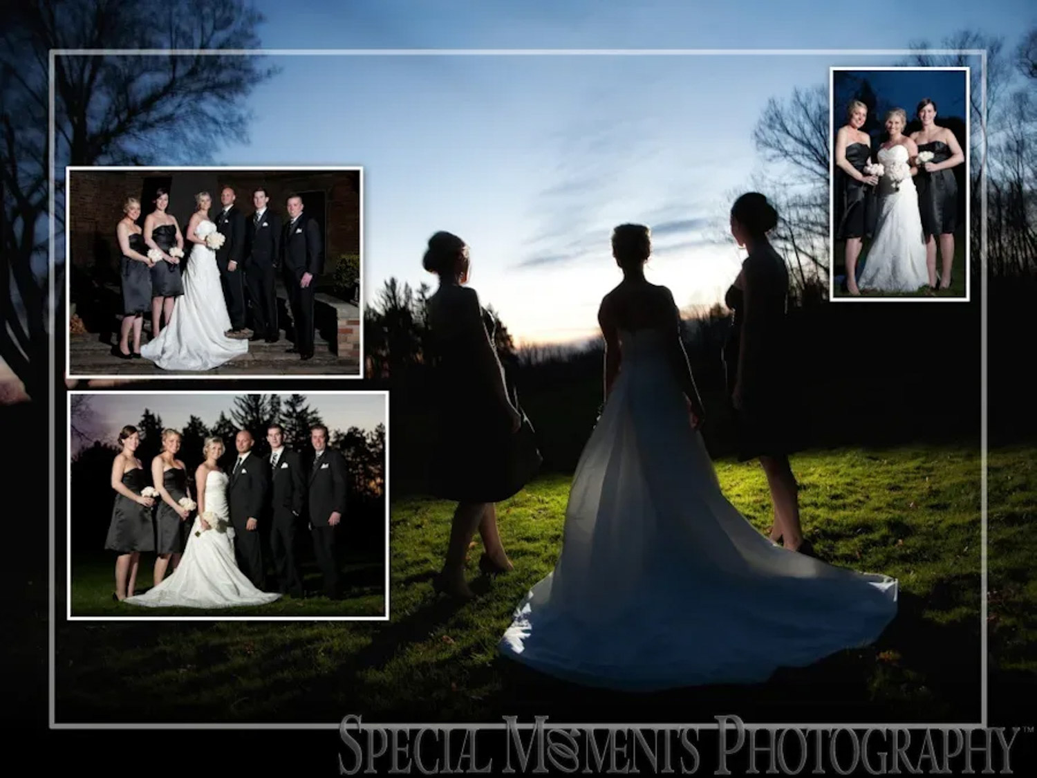 Coffee Table Design - Lou & Brian at Meadow Brook Hall Rochester MI wedding album photograph