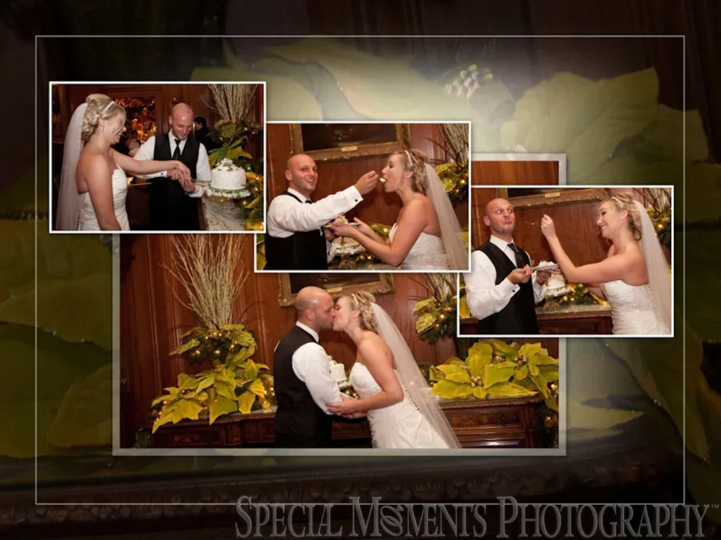 Coffee Table Design - Lou & Brian at Meadow Brook Hall Rochester MI wedding album photograph