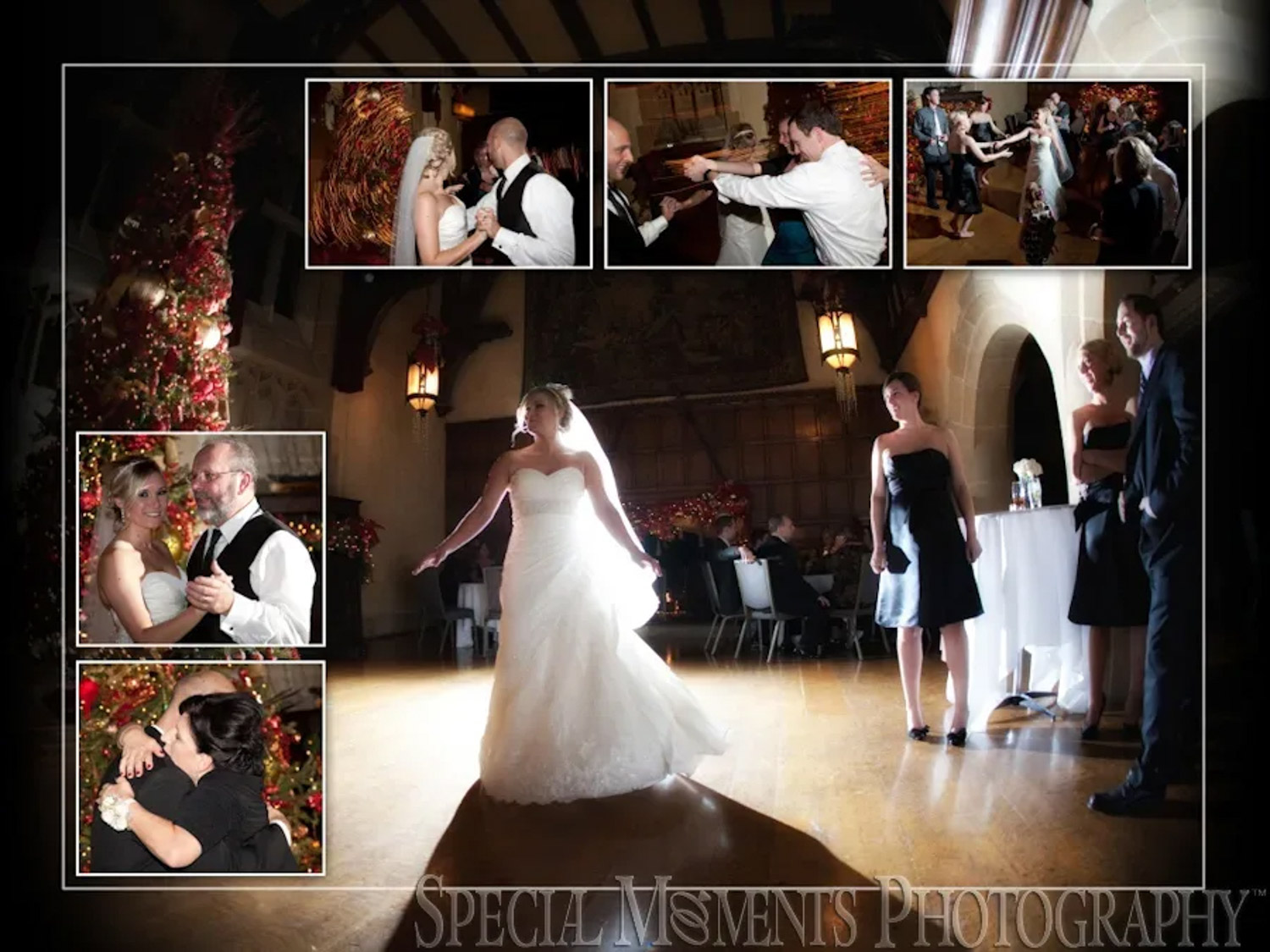 Coffee Table Design - Lou & Brian at Meadow Brook Hall Rochester MI wedding album photograph