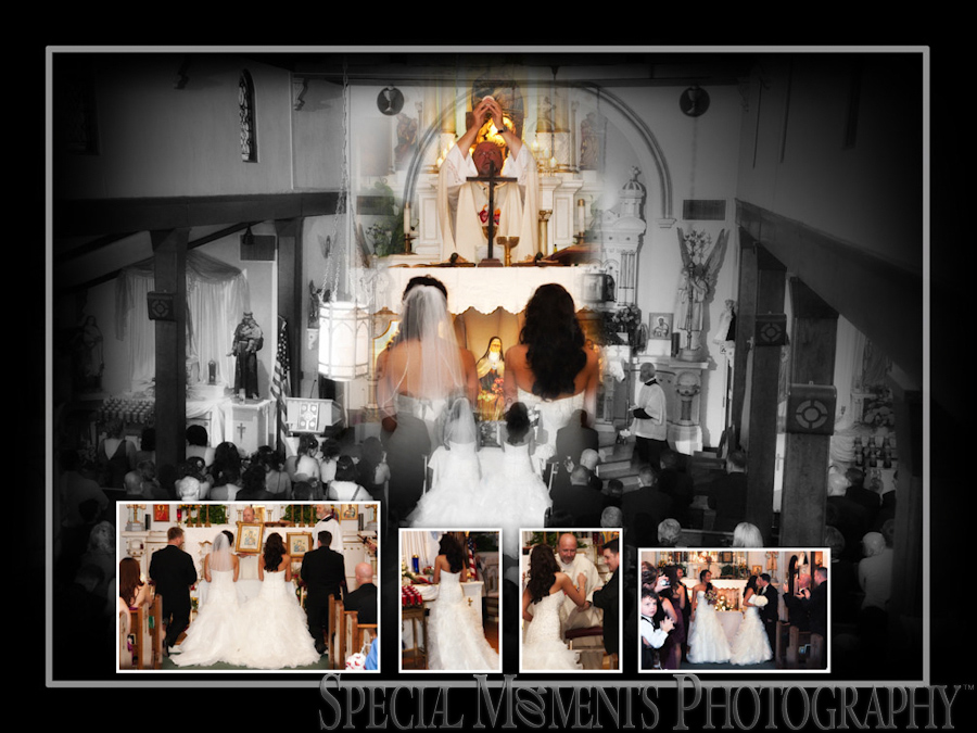 St. Stephen Catholic New Boston wedding photograph